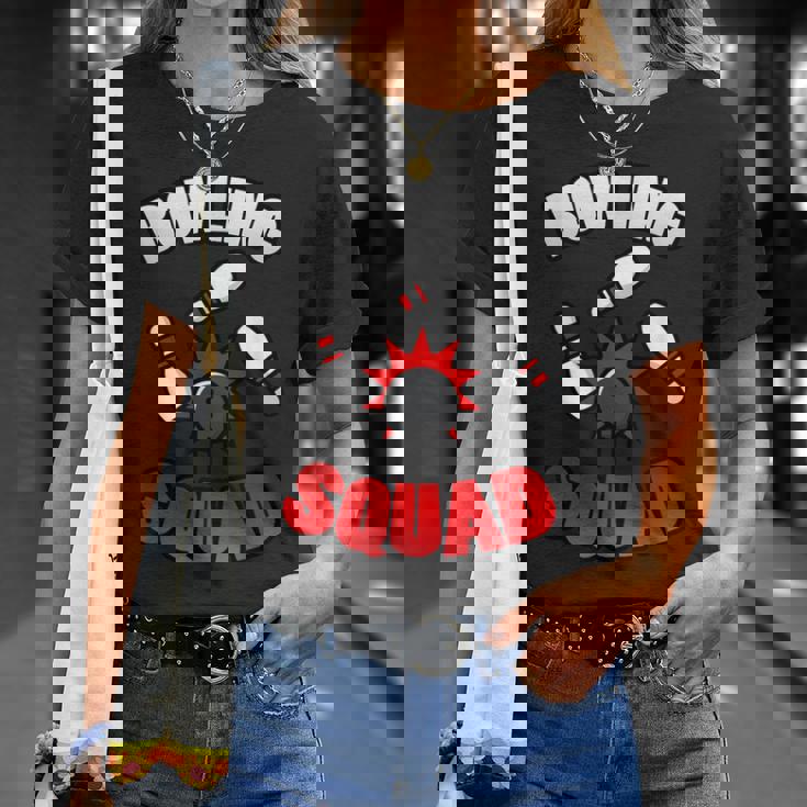 ボウラーのためのボウリングチームの面白い引用 Tシャツ 彼女への贈り物