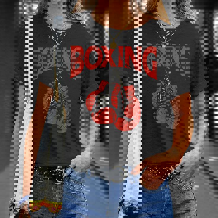 ボクシンググローブ ヴィンテージ ボクシング Tシャツ 彼女への贈り物