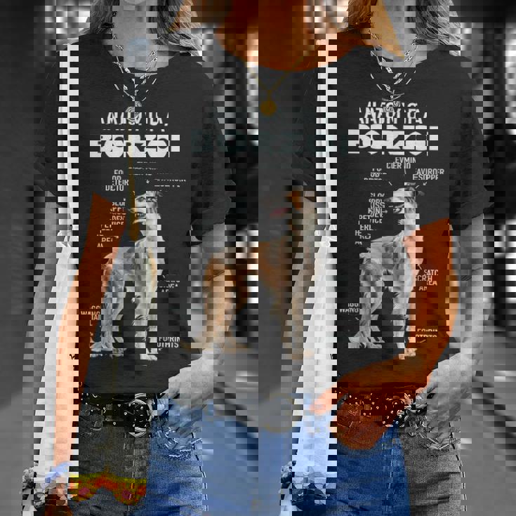 ボルゾイの解剖学 Tシャツ 彼女への贈り物