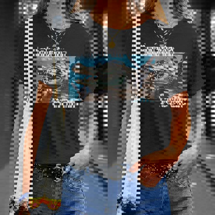 ボンバルディーロボンバルディーノクロコダイル面白いイタリアンブレインロットミーム Tシャツ 彼女への贈り物