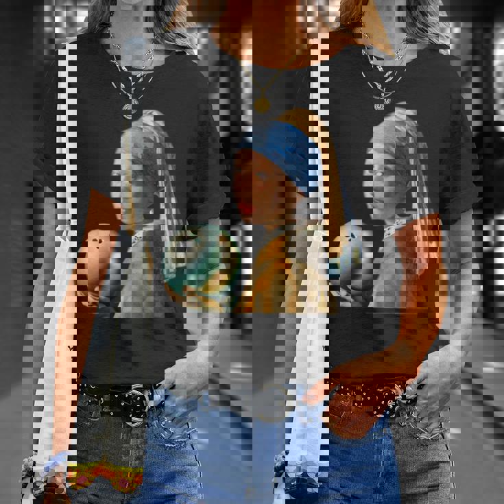 ボーリング 面白いtシャツ フェルメール ボウリング おもしろ ネタ 服 メンズ おもしろグッズ 大人 女性 ボウラー Tシャツ 彼女への贈り物