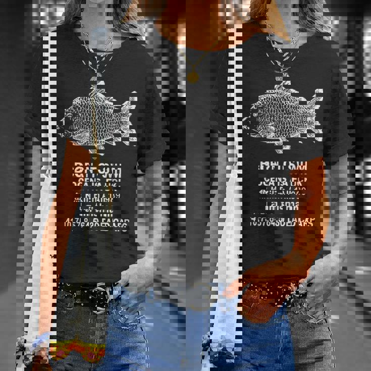 ボーン・トゥ・スイム・オーシャン・イズ・ア・ファック・キル・エム・オーシャン 1989 Tシャツ 彼女への贈り物