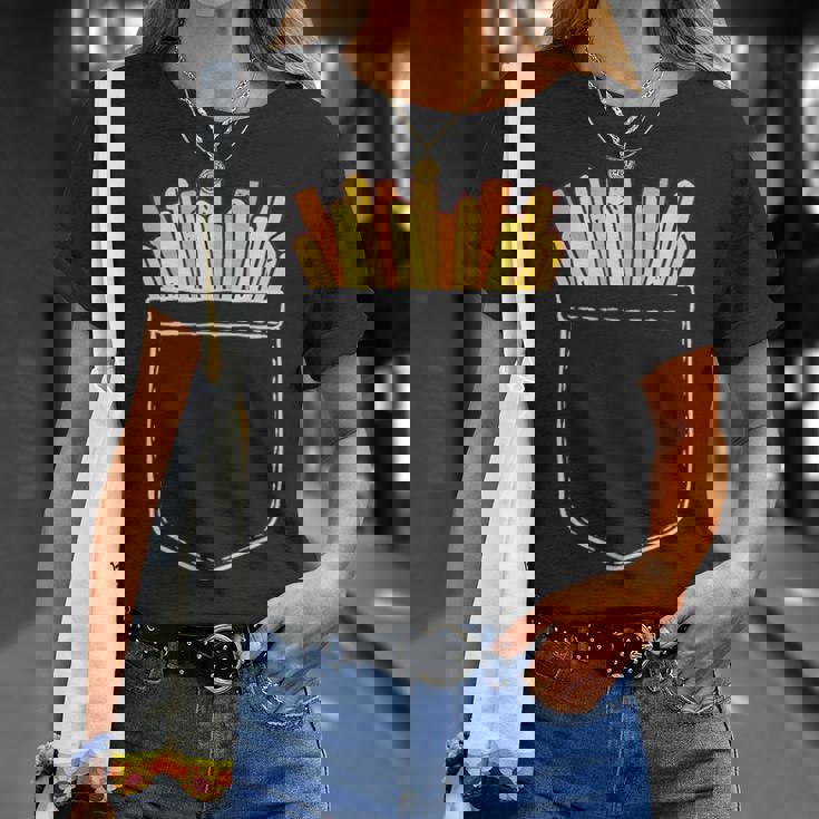 ポテト ポケット ポケットにポテト フライドポテト おもしろ ポテト好き Tシャツ 彼女への贈り物