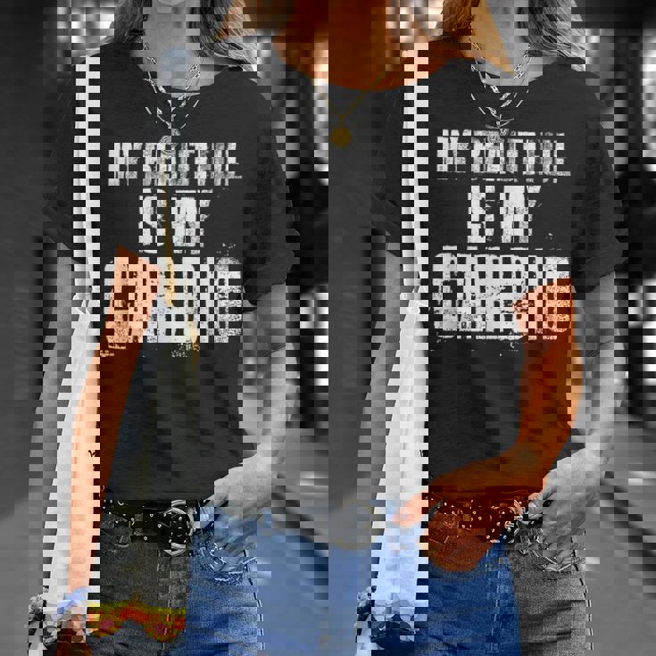 マイ・ビューティフル・イズ・マイ・カーディオ・ファニー・ハズ・ボーイフレンド Tシャツ 彼女への贈り物