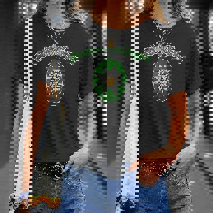 マウンテンハンター エーデルワイス 兵士とドイツ軍 Tシャツ 彼女への贈り物