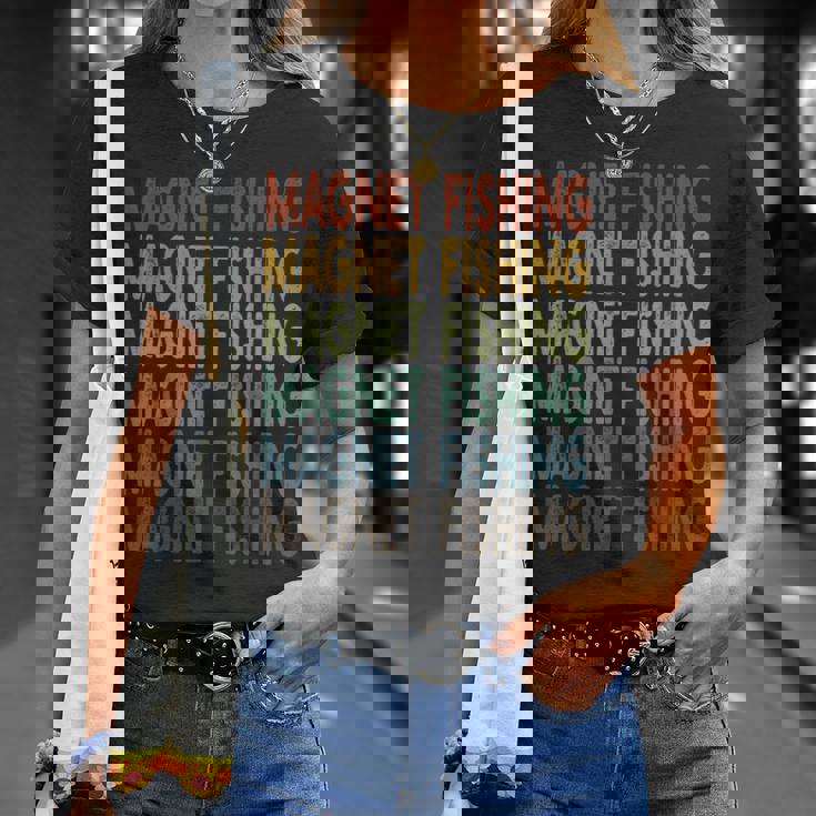 マグネット釣り宝探し Tシャツ 彼女への贈り物