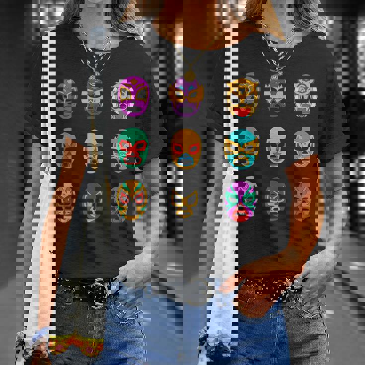 マスク・オブ・レジェンド レトロ・ルチャ・リブレ Tシャツ 彼女への贈り物