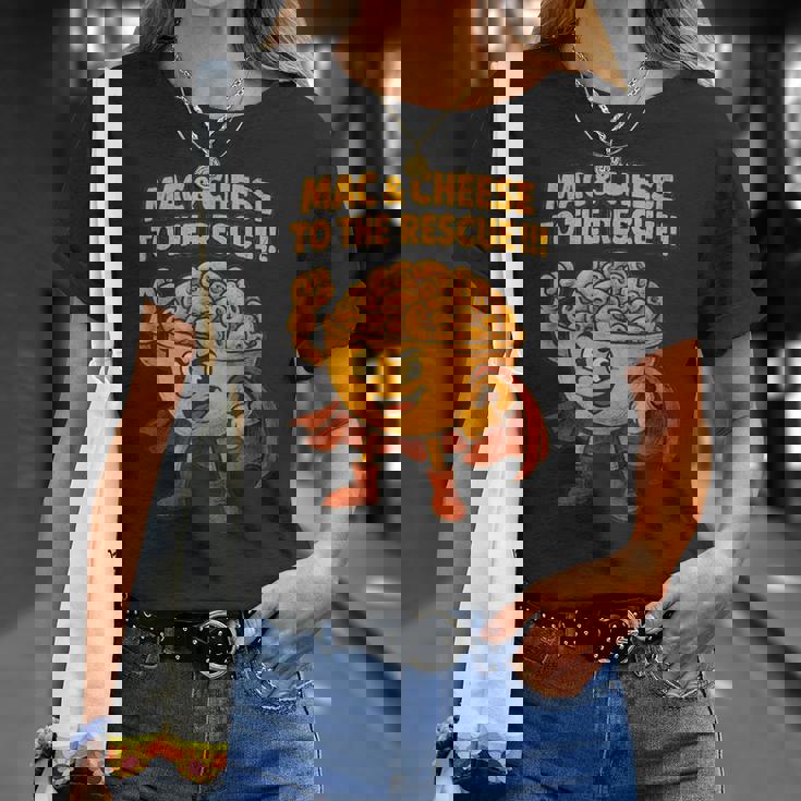 マック＆チーズ・トゥ・ザ・レスキュー！！！ Tシャツ 彼女への贈り物