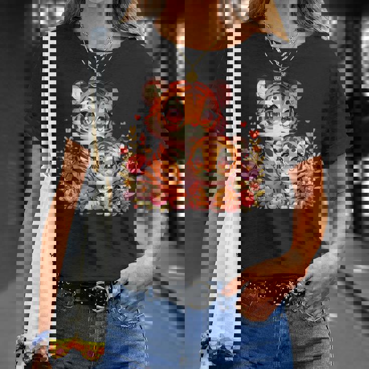 ママタイガー 赤ちゃん可愛い動物モチーフ Tシャツ 彼女への贈り物