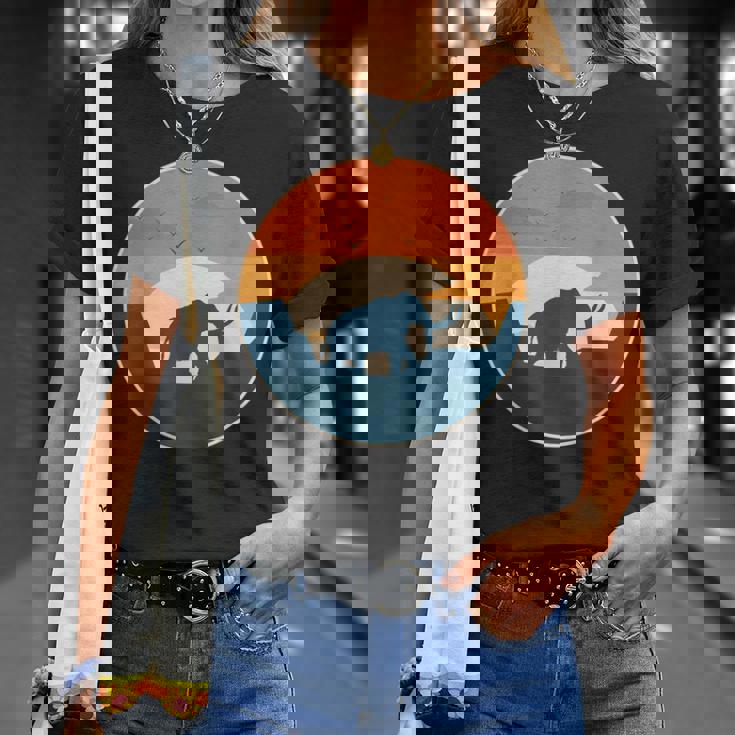 マムート先史時代の象 Tシャツ 彼女への贈り物