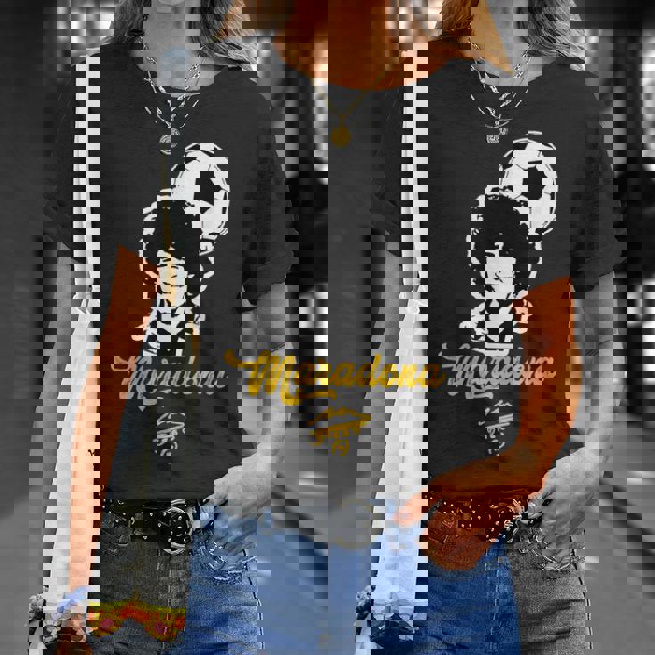 マラドーナフェイススマイル Tシャツ 彼女への贈り物