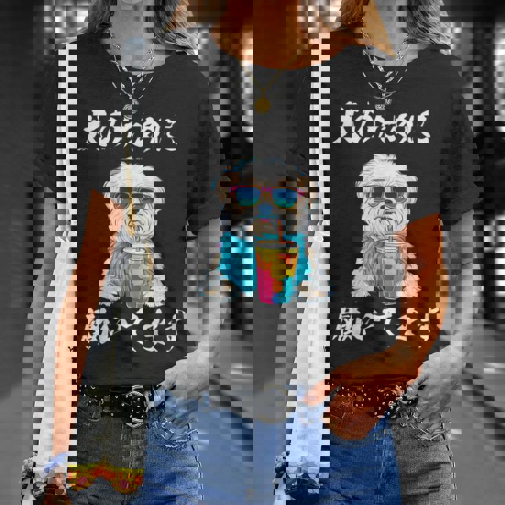 おもしろ マルチーズ 犬 犬 子犬 メンズ 犬好きグッズ おもしろい おもしろい 服 子犬 Tシャツ 彼女への贈り物