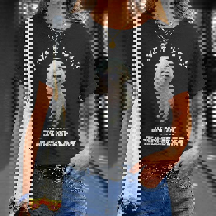 マルチーズ犬デザイン 面白い引用句 マルチプー ミックスオーナー Tシャツ 彼女への贈り物