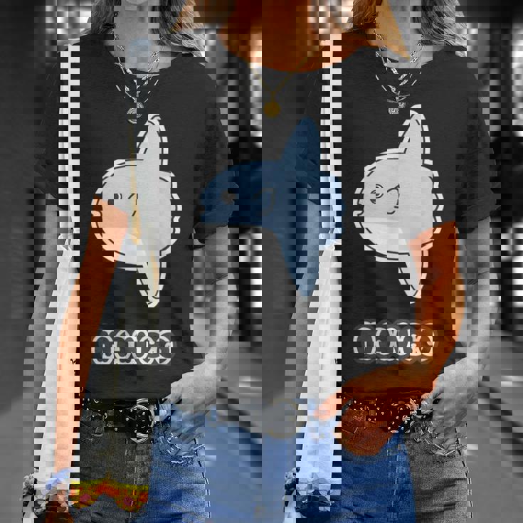 マンボウ Manbo【どうぶつフレンズ】魚 ゆるくて かわいい キャラクター イラスト Tシャツ 彼女への贈り物