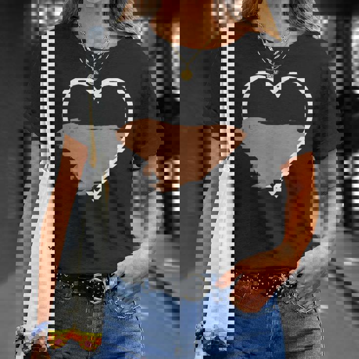 マーモット ハート マーモット アニマル ズークピーパー Tシャツ 彼女への贈り物