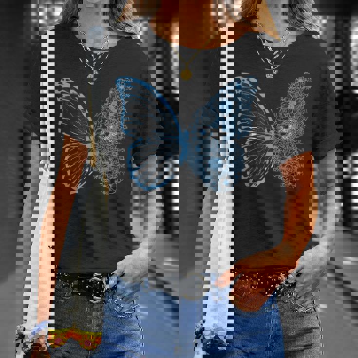 ミクロネシア国旗 蝶 ミクロネシアのルーツ ミクロネシア Tシャツ 彼女への贈り物