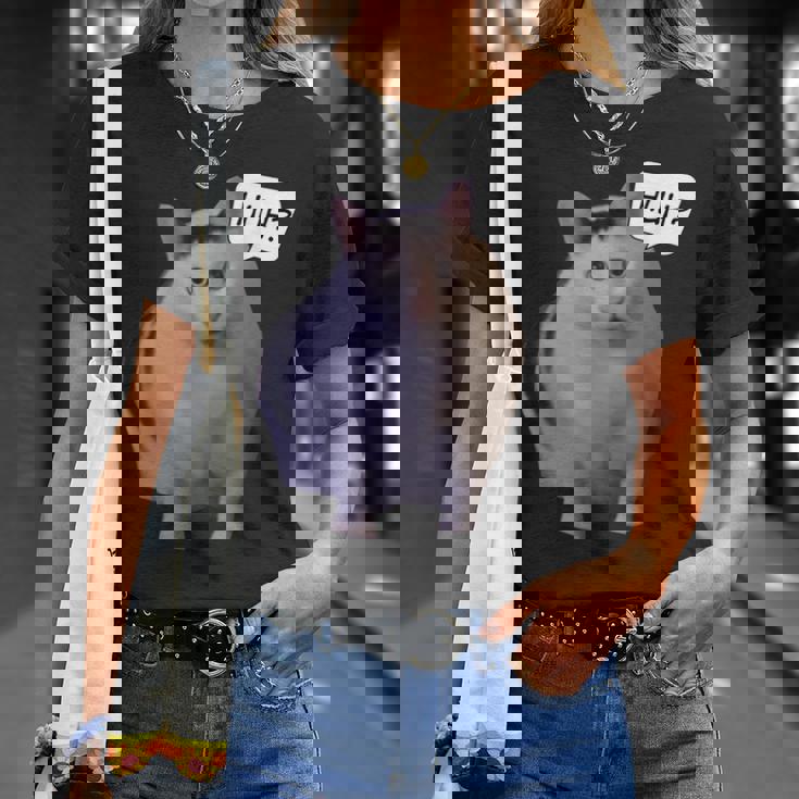 ミームハァキャット面白い Tシャツ 彼女への贈り物