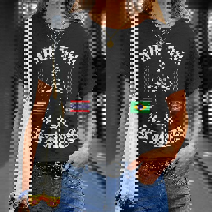 ムエタイ ブラジル ブラジル 格闘技 タイ Tシャツ 彼女への贈り物