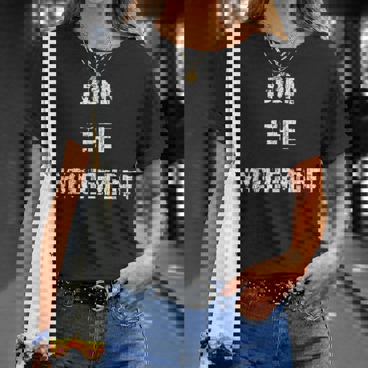 ムーブメントに参加 Tシャツ 彼女への贈り物