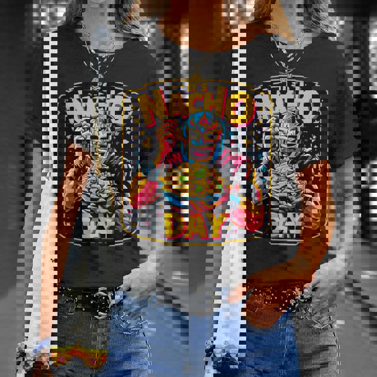 メキシコレスリング レスラー ルチャ・リブレ・ナチョ メキシコファイター Tシャツ 彼女への贈り物