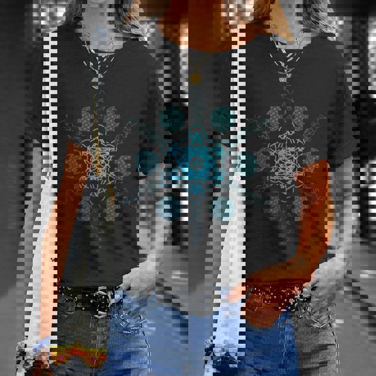 メタトロン キューブ プラトニック ソリッド Tシャツ 彼女への贈り物