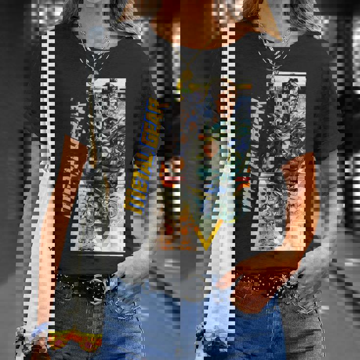 メタルギアボックス アート タクティカル スパイ活動 レトロゲーマー Tシャツ 彼女への贈り物