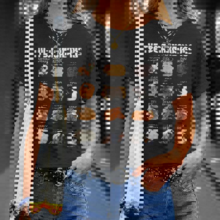 モルモットの種類 ふわふわポテト愛好家 キッズ ペット モルモット。 Tシャツ 彼女への贈り物