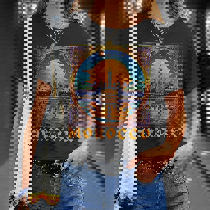 モロッコtシャツ-お土産 Tシャツ 彼女への贈り物