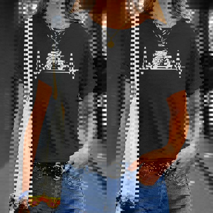 モンキー Z50 原付バイク ハートビート ヴィンテージ 日本 Tシャツ 彼女への贈り物