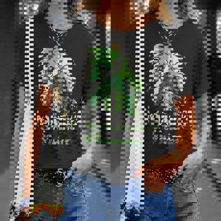 モンステラ 植物 ガーデニング 庭好き 庭師 観葉植物 Tシャツ 彼女への贈り物