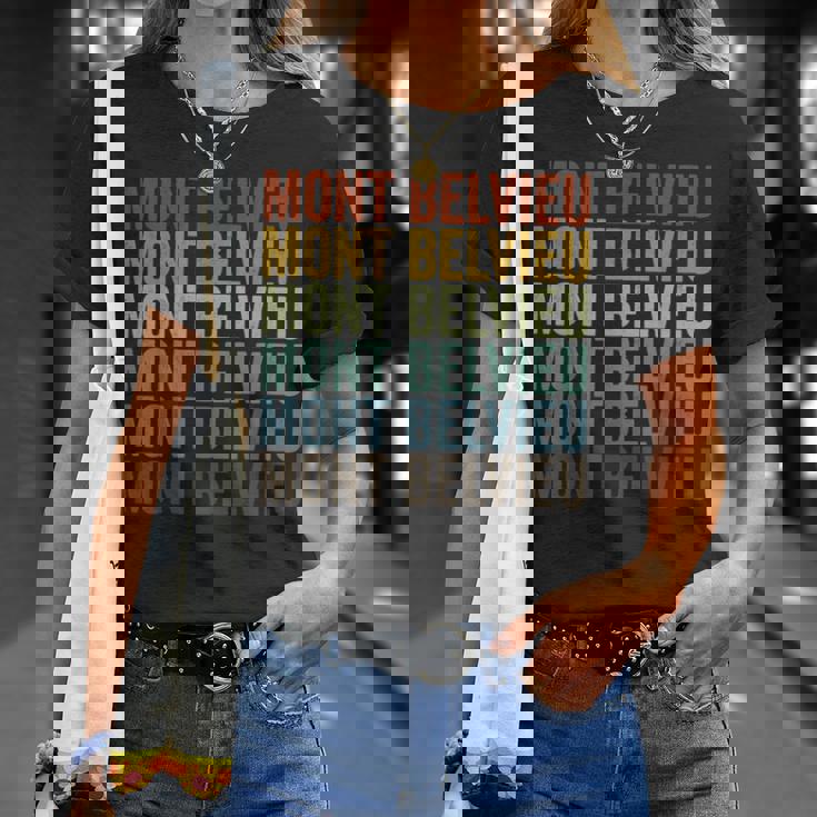 モンベルビュー シティ レトロ Tシャツ 彼女への贈り物