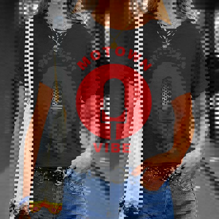 モータウン マイク バイブ ミュージック Tシャツ 彼女への贈り物