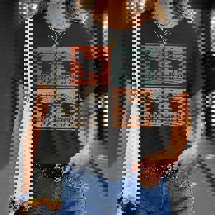 ヤギ レトロスタイル ヤギ好き ヤギ Tシャツ 彼女への贈り物