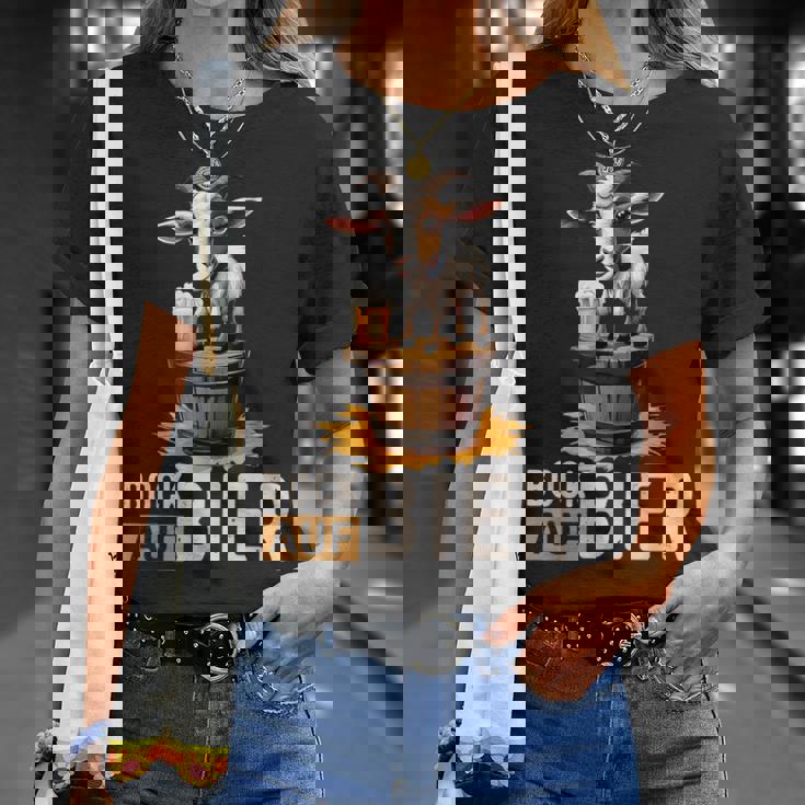 ヤギビールバレル オクトーバーフェスト ヤギヤギビールバレル Tシャツ 彼女への贈り物