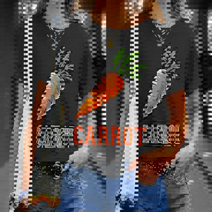 ユニークで楽しいニンジンデザインのグラフィック。 Tシャツ 彼女への贈り物