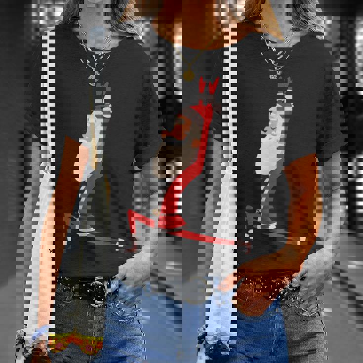 ヨガ サンタ クリスマス ワークアウト Tシャツ 彼女への贈り物