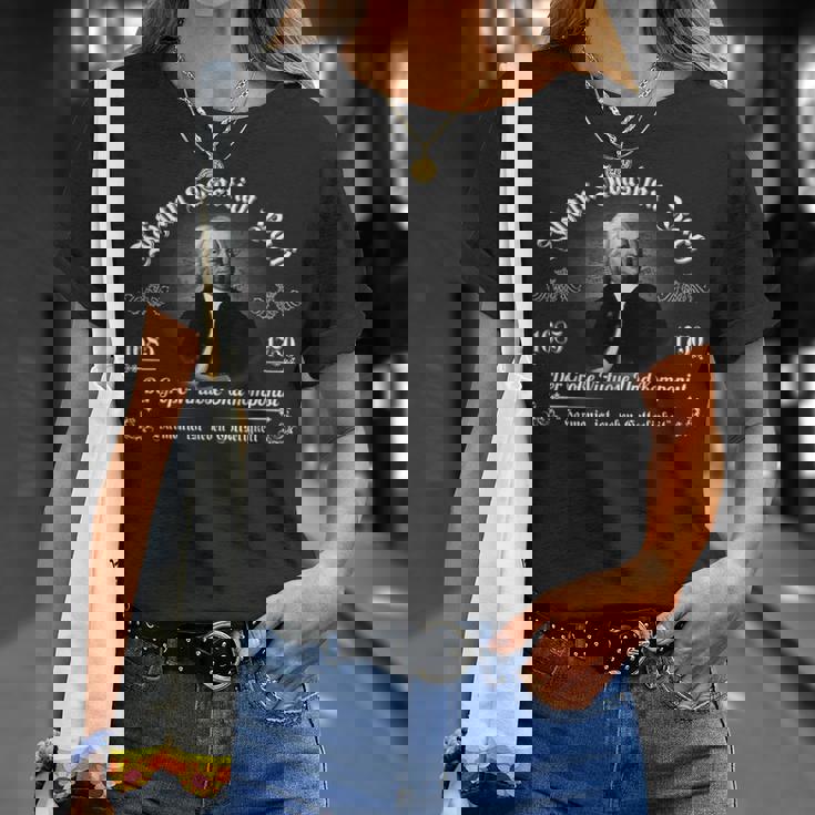 ヨハン・セバスチャン・バッハ―偉大なヴィルトゥオーゾと作曲家 Tシャツ 彼女への贈り物