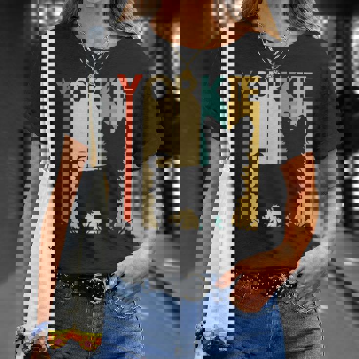 ヨークシャーテリア犬 Tシャツ 彼女への贈り物