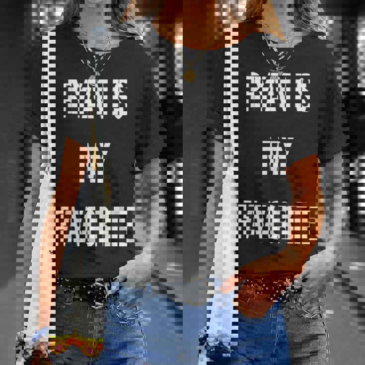 ライアンは私のお気に入り Tシャツ 彼女への贈り物