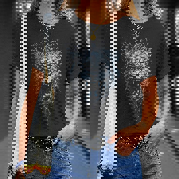 ライオンキング クリエイティブデザイン ウォーター強度 Tシャツ 彼女への贈り物