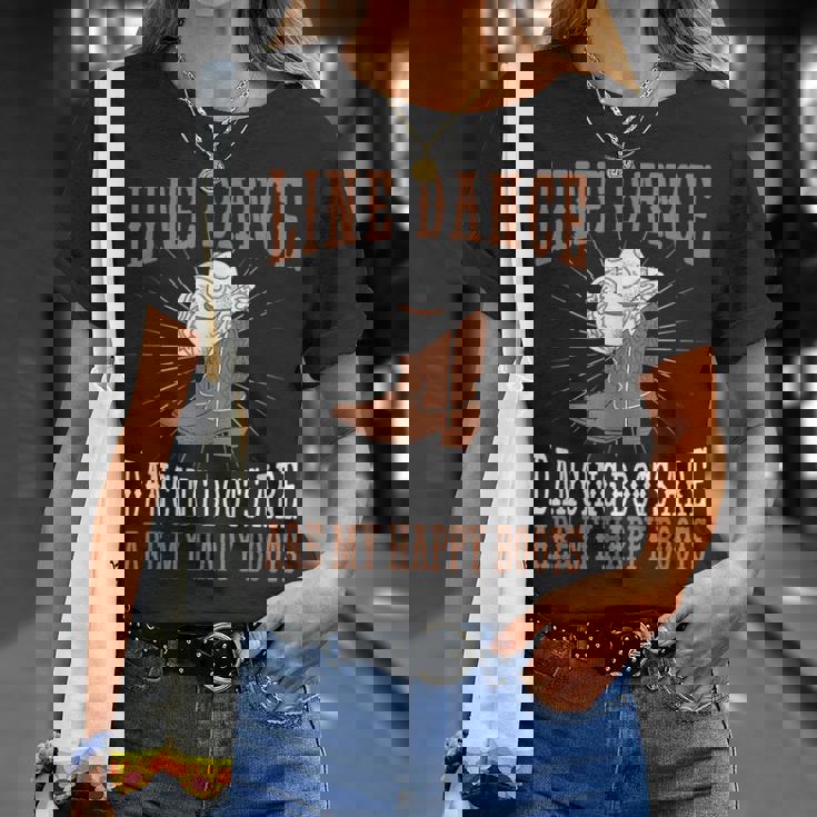 ライン ダンス ブーツ カントリー ダンス グループ ライン ダンス Tシャツ 彼女への贈り物