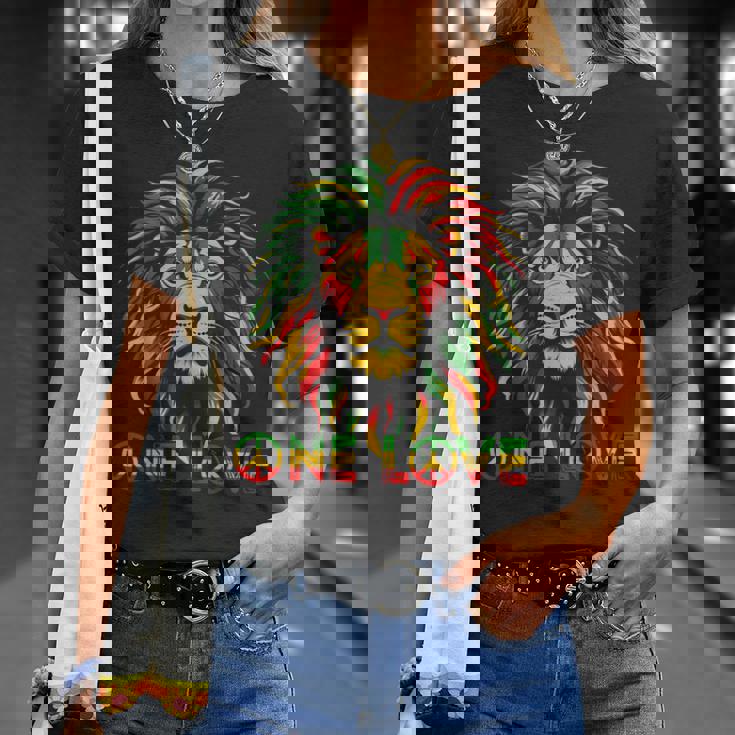 ラスタ レゲエ ライオン ジャマイカ ルーツ ユダのライオン ラスタファリ Tシャツ 彼女への贈り物