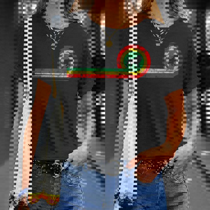 ラスタファリアンカラーのユダのライオン。ラスタとレゲエのファンに。 Tシャツ 彼女への贈り物