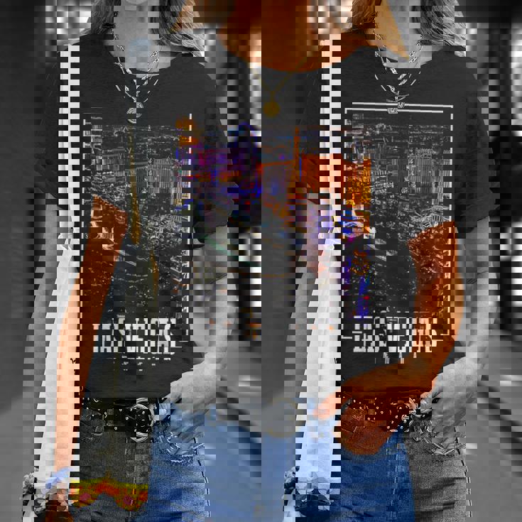 ラスベガス 夜のネバダスカイライン お土産 ラスベガス Tシャツ 彼女への贈り物