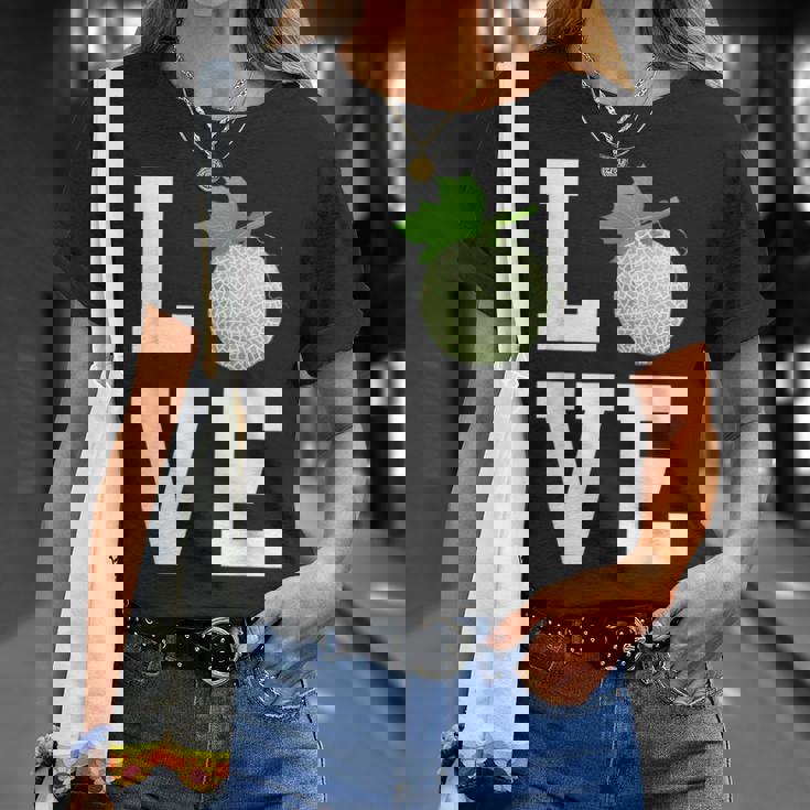 ラブカンタロープ メロン アウトフィット マスクメロン Tシャツ 彼女への贈り物