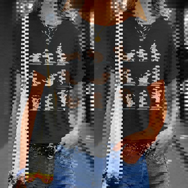 ラブラドール レトリバー ヨガ Tシャツ 彼女への贈り物