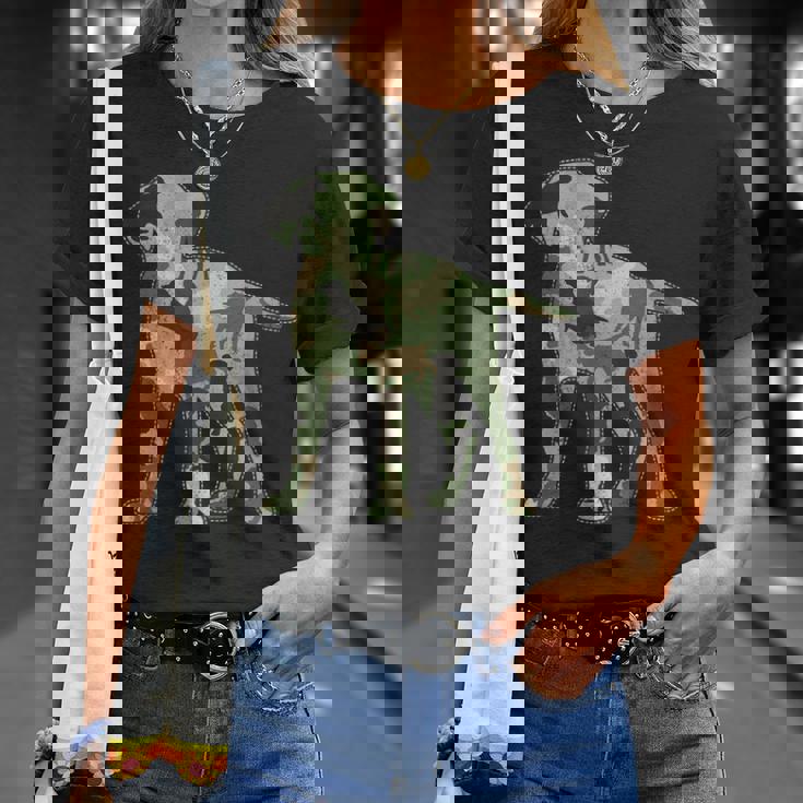 ラブラドール 迷彩 Tシャツ 彼女への贈り物