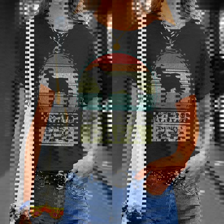 ラブラドール・パパ 父の日 ラブラドール・レトリーバー Tシャツ 彼女への贈り物