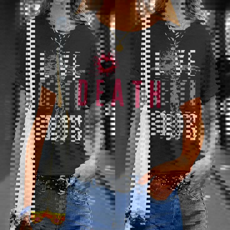 ラブ・デス・ロボット Tシャツ 彼女への贈り物