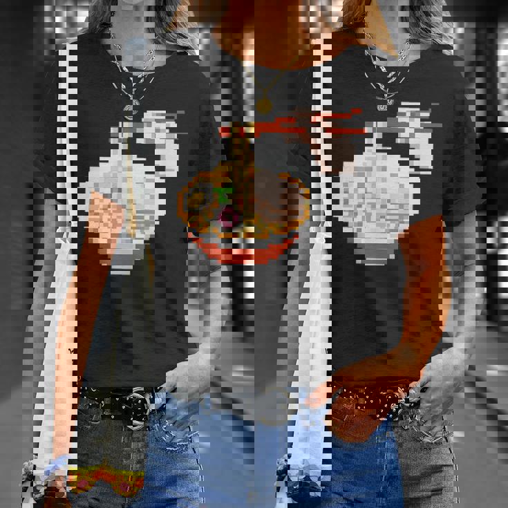 ラーメン ドット絵 Tシャツ 彼女への贈り物